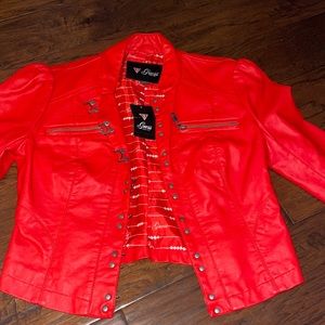 Red Guess Candy Jacket